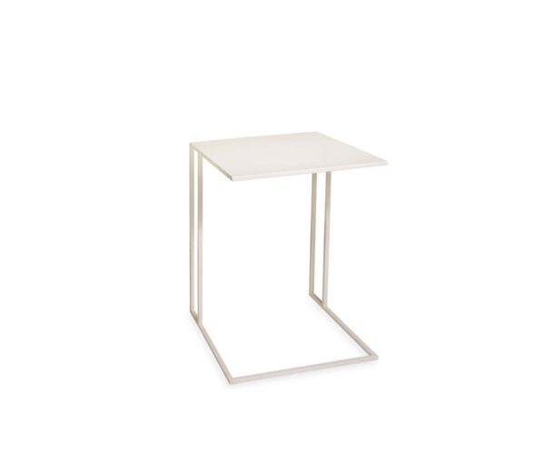 Mesa Lateral II Metálica Negra/blanca/dorada - Imagen 4